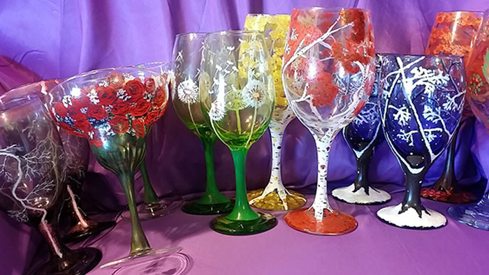 Wine Glass Painting Event