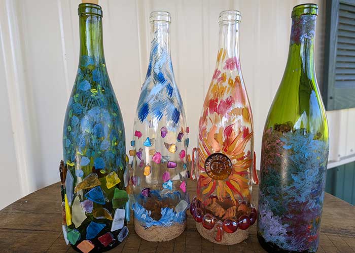 Wine Bottle Painting